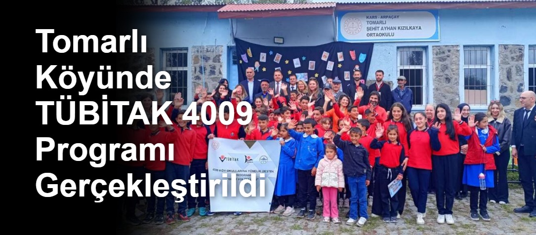 Tomarlı Köyünde TÜBİTAK 4009 Programı Gerçekleştirildi