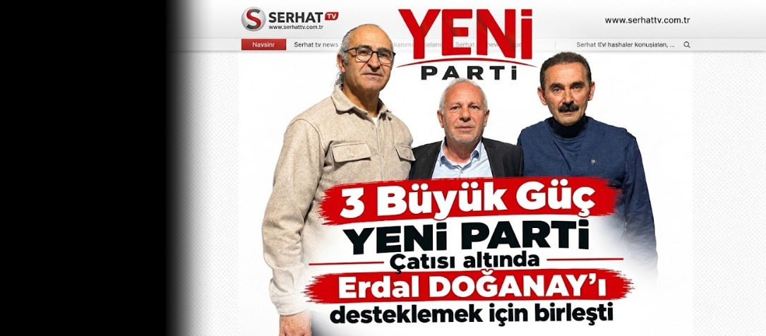 YENİ PARTİ KARS İL BAŞKANLIĞI SEÇİMİNDE GÜÇ BİRLİĞİ: ÜÇ ADAY ERDAL DOĞANAY İÇİN BİRLEŞTİ!